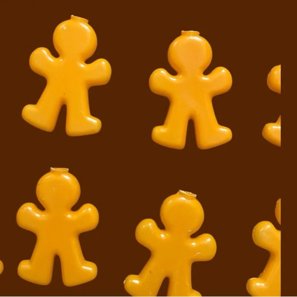 Christmas 25 Gingerbread Man String Light Covers